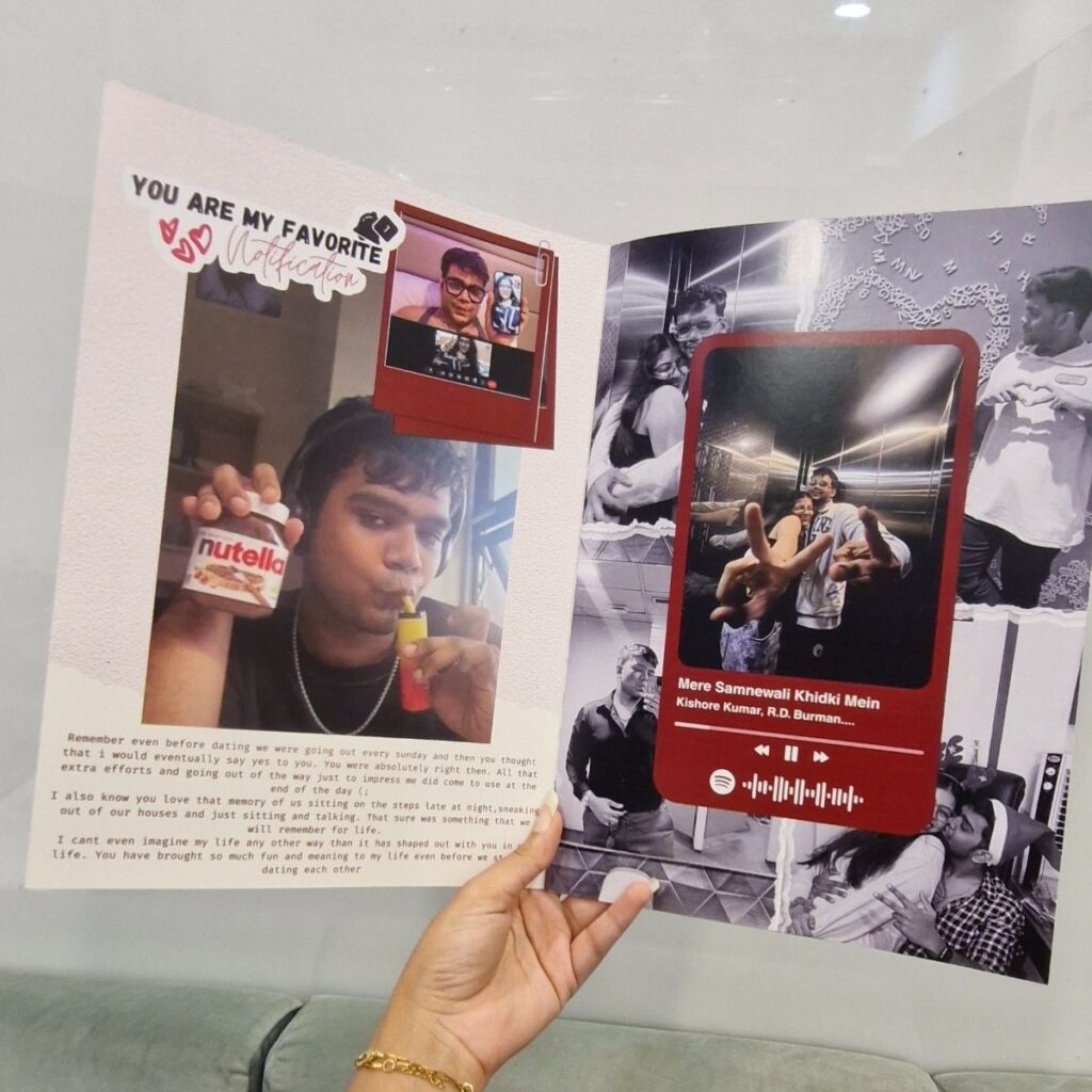 Custom magazine gift box set with personalized cover, perfect birthday gift idea