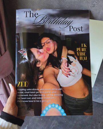 Custom magazine gift with photos on cover – Piyu store