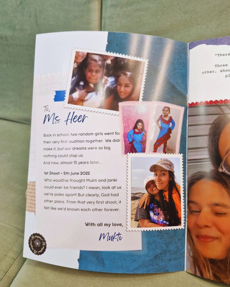 Personalised magazine gift for girl best friends. unique custom birthday present. the piyu store