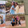 Custom magazine gift interior with personalised headlines and best friend photos. the piyu store