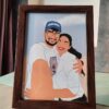Illustrated photo frame faceless portrait anniversary gift India