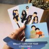 personalised wallet card gift, unique relationship gift India Piyustore